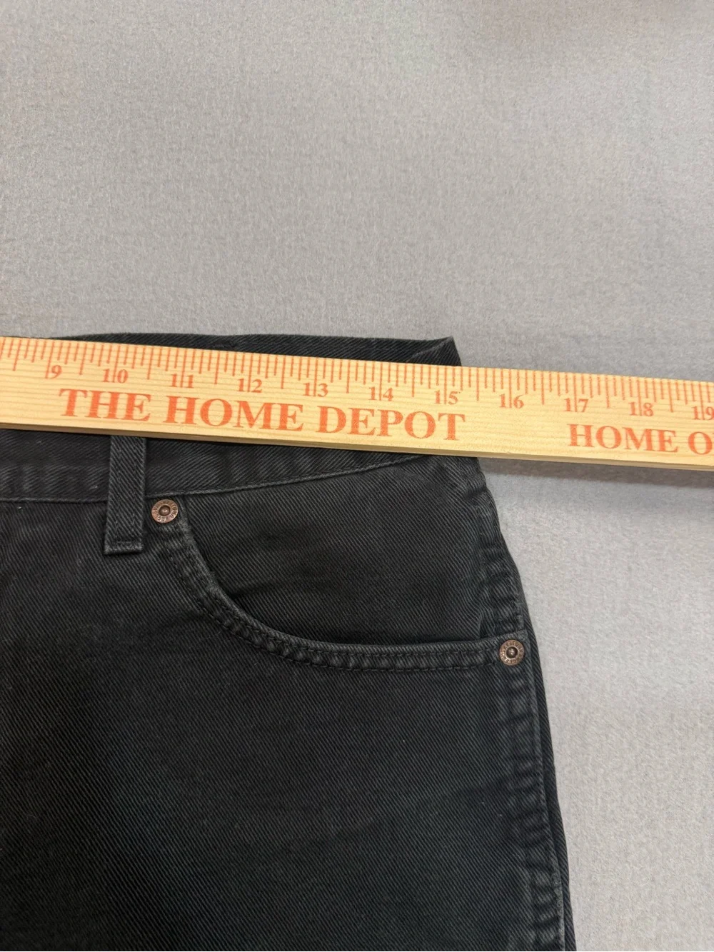 Vintage European Wrangler Texas 5130E Men's Straight Jeans in Black 33x30